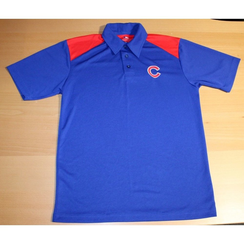 MLB Baseball Chicago Cubs Short Sleeve SS Polo Shirt Small Genuine Merchandise